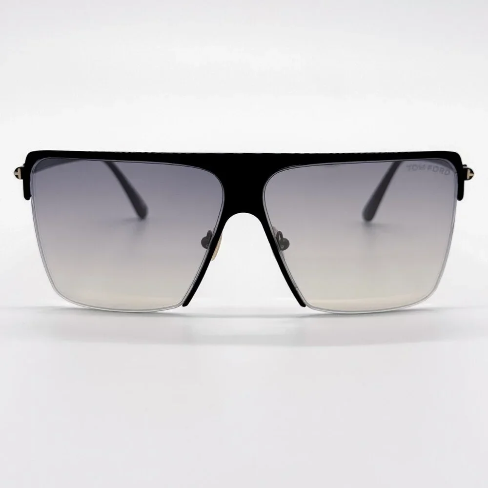 NEW TOM FORD SOFI TF840 01C SUNGLASSES WOMEN SQUARE BLACK FT0840/S